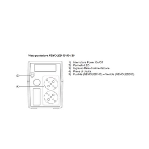 Naicon NEMO - LINE INTERACTIVE 650 VA240 W 2 SHUKO NO USB